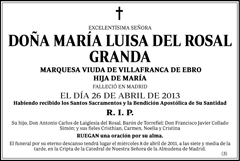 María Luisa del Rosal